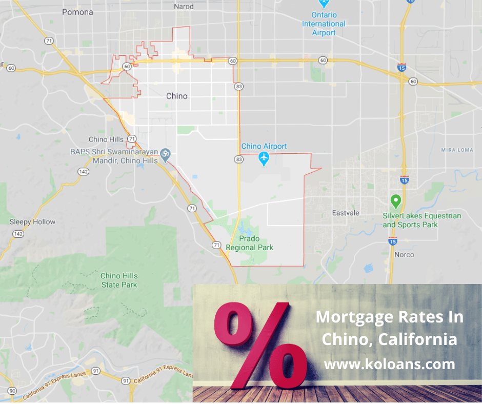 Mortgage rates in Chino California