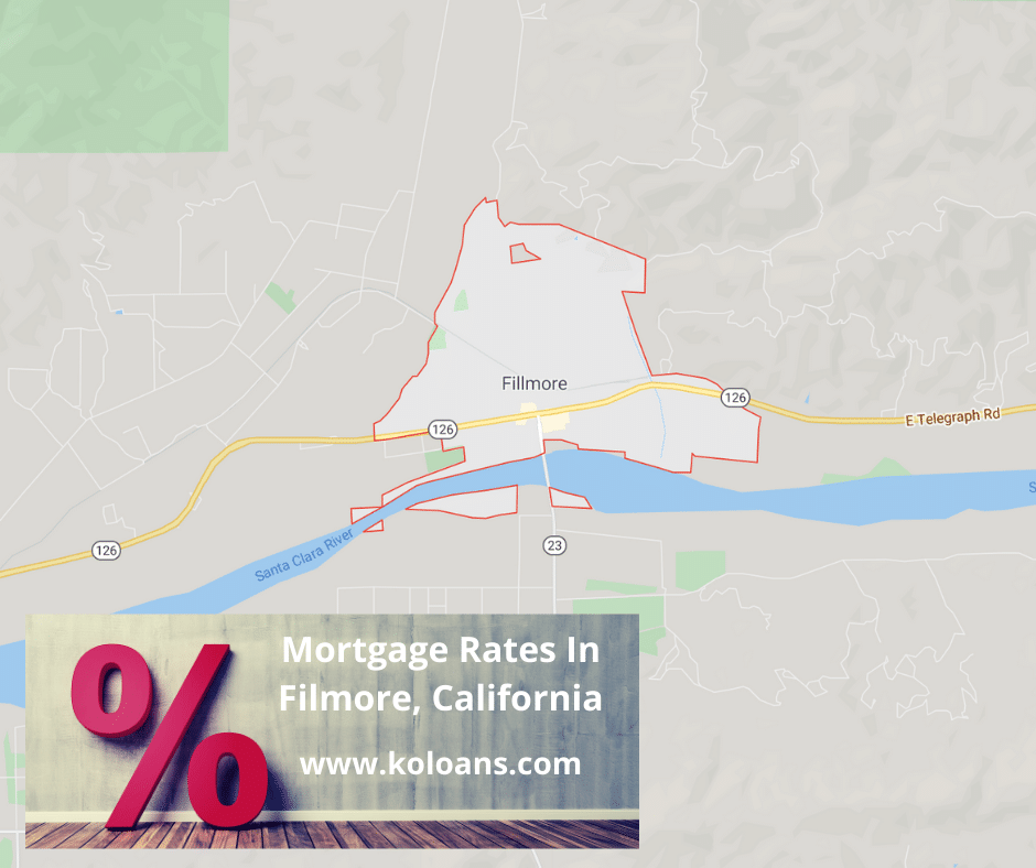 Mortgage rates in Filmore, California