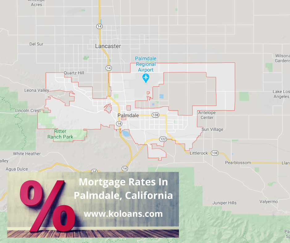 Mortgage rates in Palmdale California