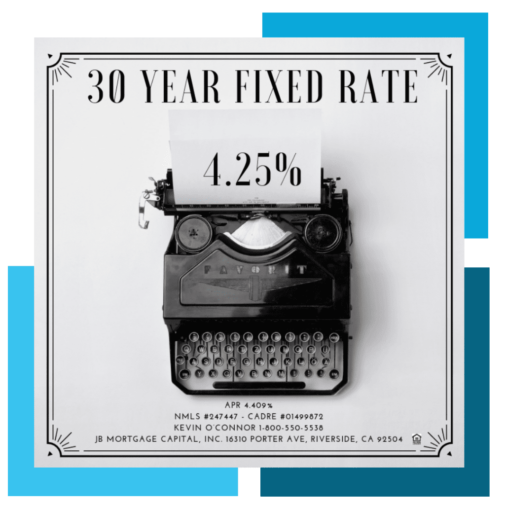 30 year fixed rate mortgage 4.25%