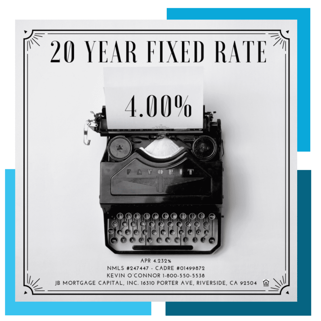 20 Year Fixed Rate
