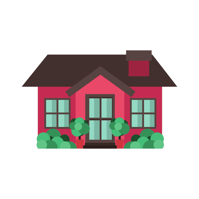 Nice Red Home