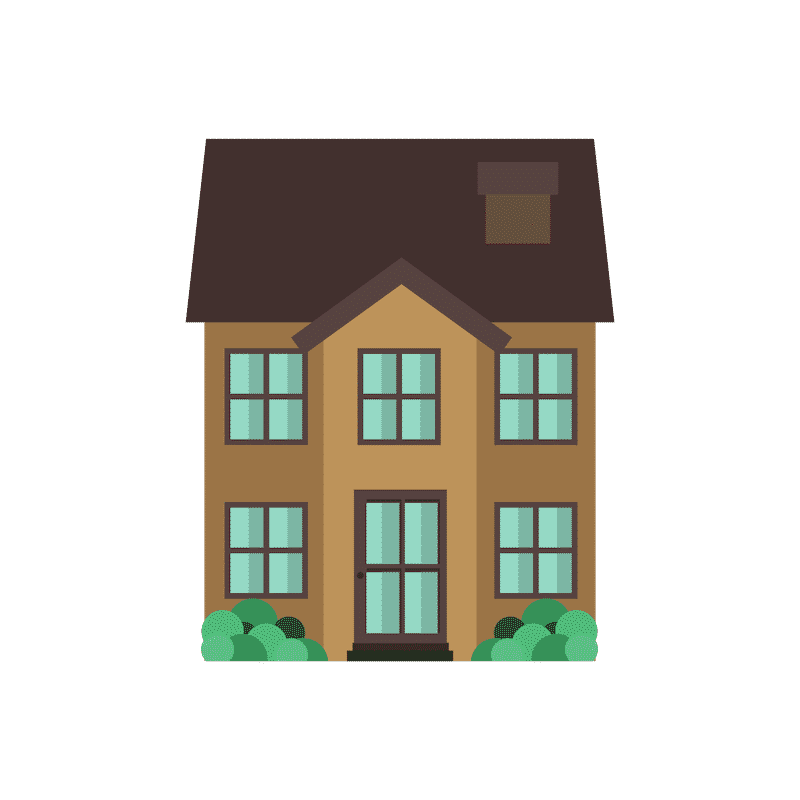 Brown home in California