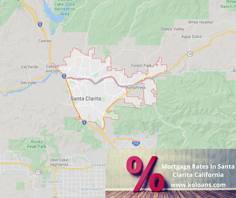 Mortgage rates in Santa Clarita California