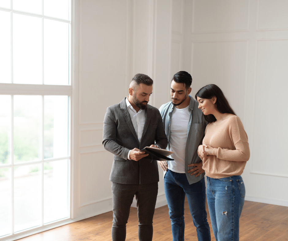 couple reviewing closing costs