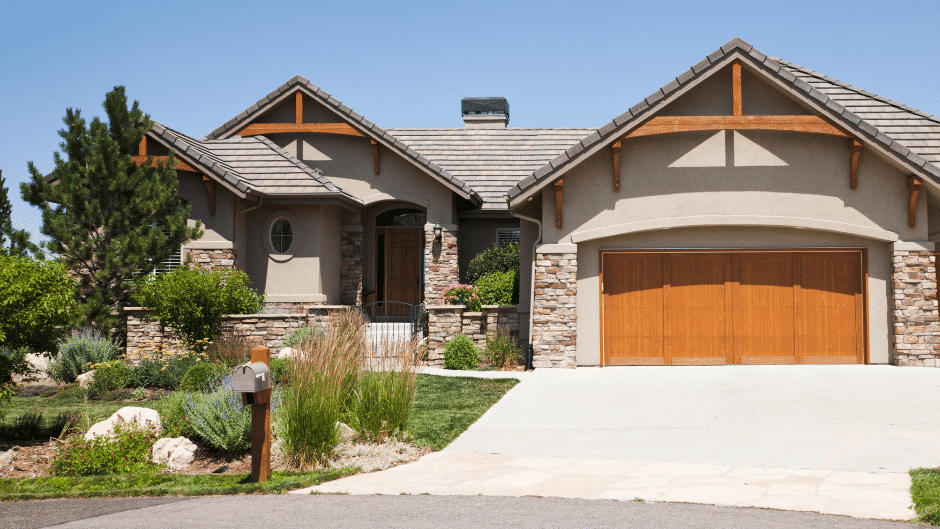 modern home with a second mortgage