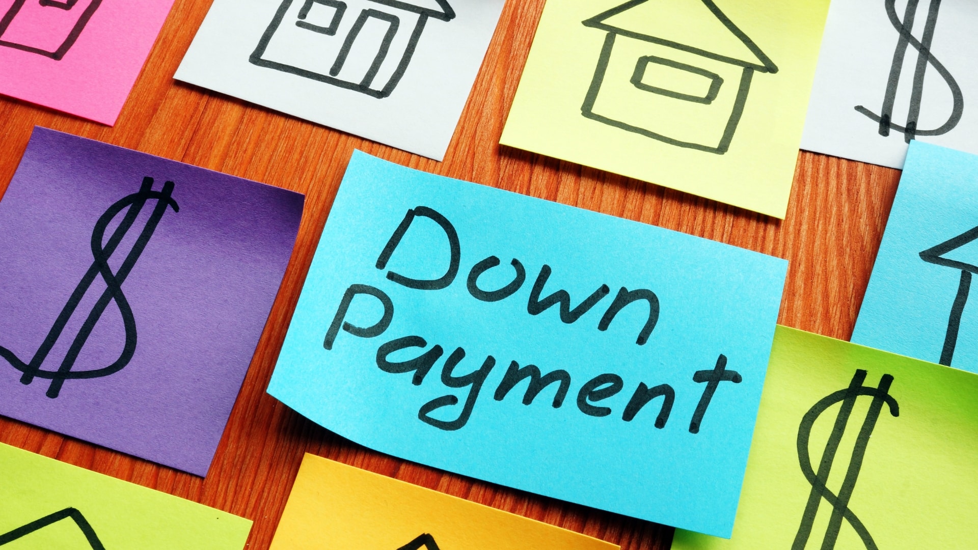 homebuyer down payment stickers